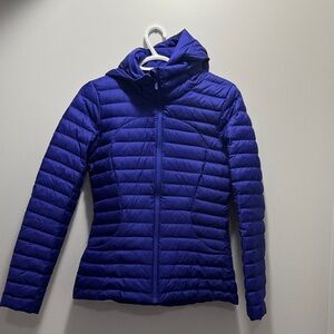lululemon athletica Vibrant Blue Puffer Jacket